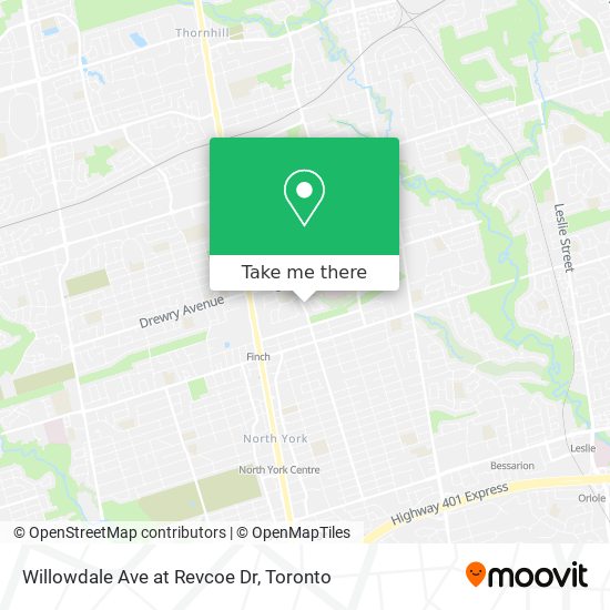 Willowdale Ave at Revcoe Dr plan