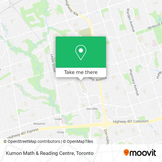 Kumon Math & Reading Centre plan