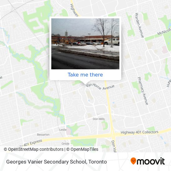 Georges Vanier Secondary School plan