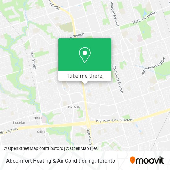 Abcomfort Heating & Air Conditioning map