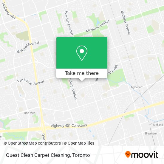 Quest Clean Carpet Cleaning map