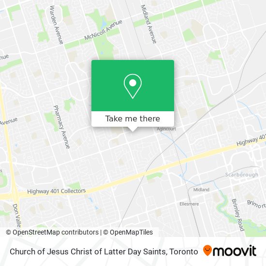 Church of Jesus Christ of Latter Day Saints map