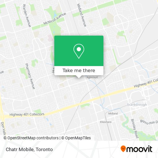 Chatr Mobile map