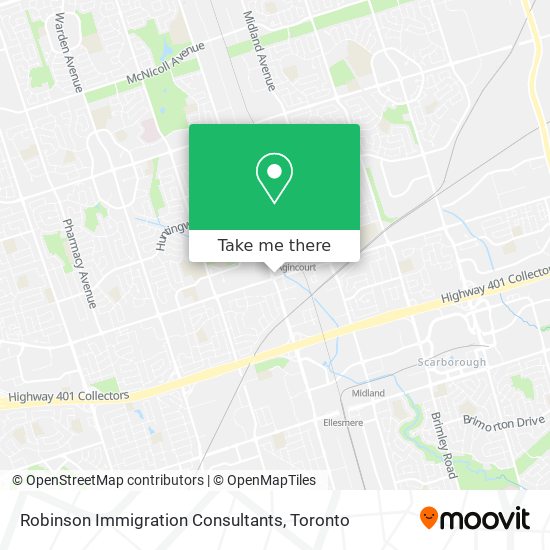 Robinson Immigration Consultants map