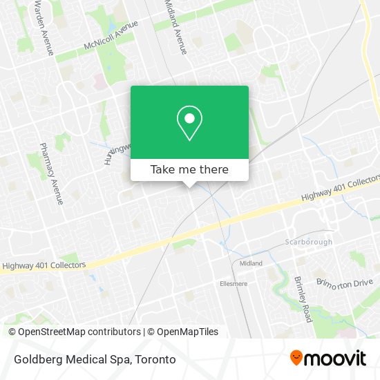 Goldberg Medical Spa map