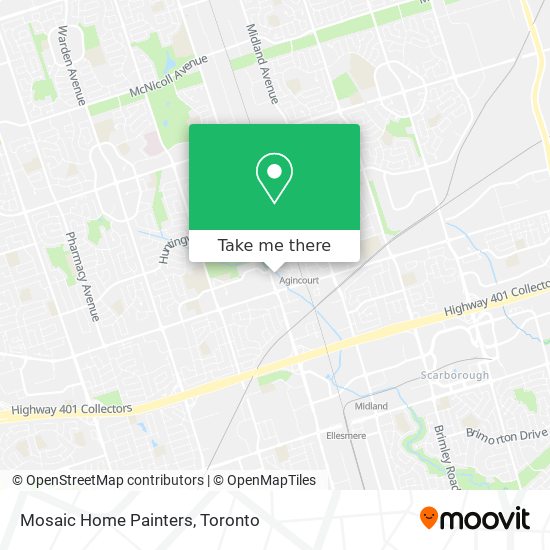 Mosaic Home Painters map