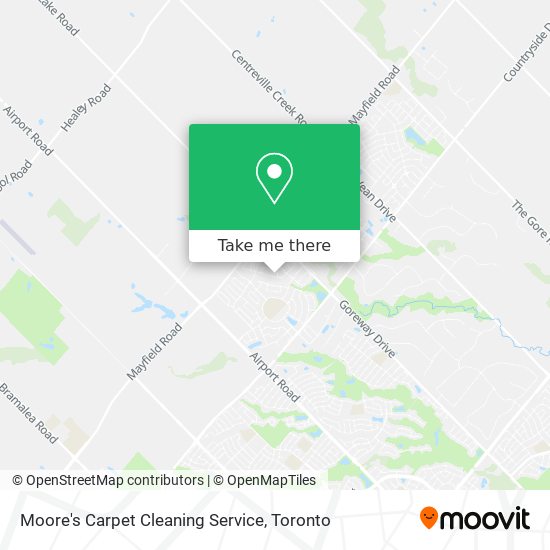 Moore's Carpet Cleaning Service map