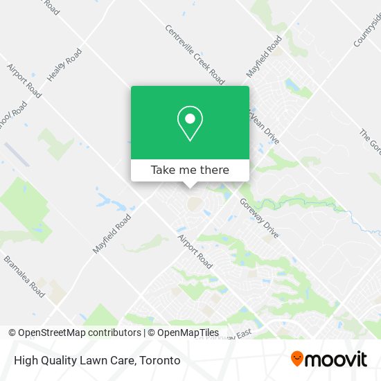 High Quality Lawn Care map