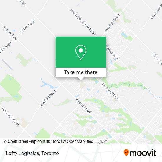 Lofty Logistics map