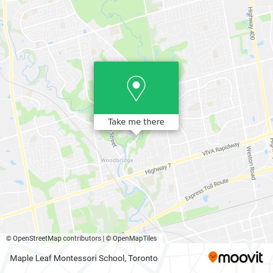 Maple Leaf Montessori School map