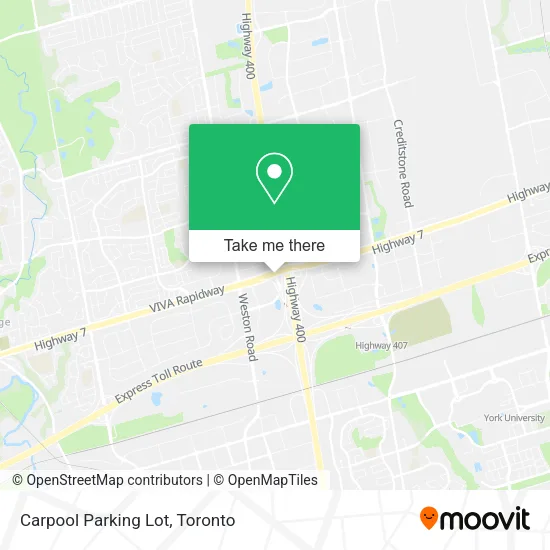 Carpool Parking Lot map
