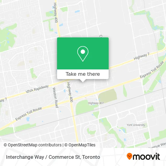 Interchange Way / Commerce St map