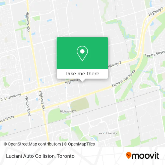 Luciani Auto Collision map