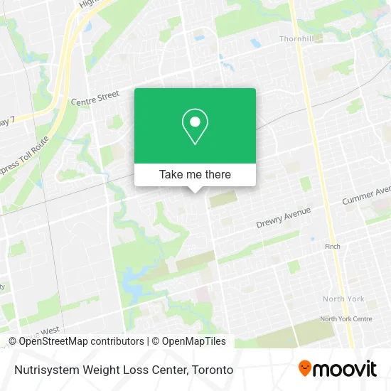 Nutrisystem Weight Loss Center map