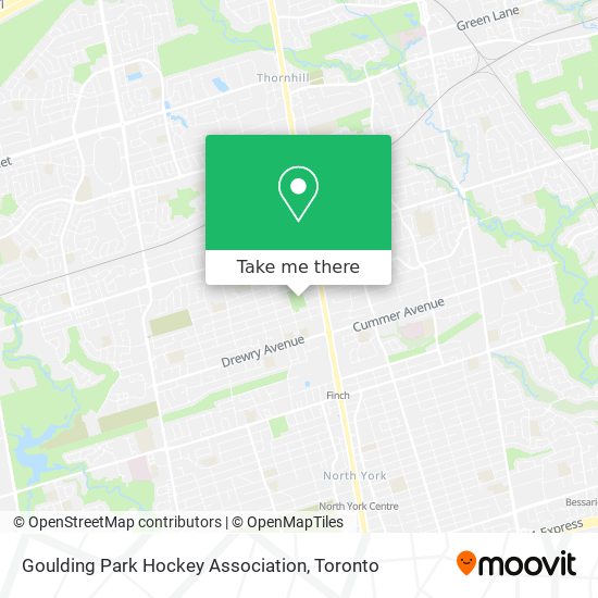 Goulding Park Hockey Association map