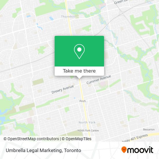 Umbrella Legal Marketing map