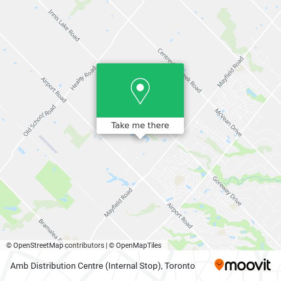 Amb Distribution Centre (Internal Stop) map