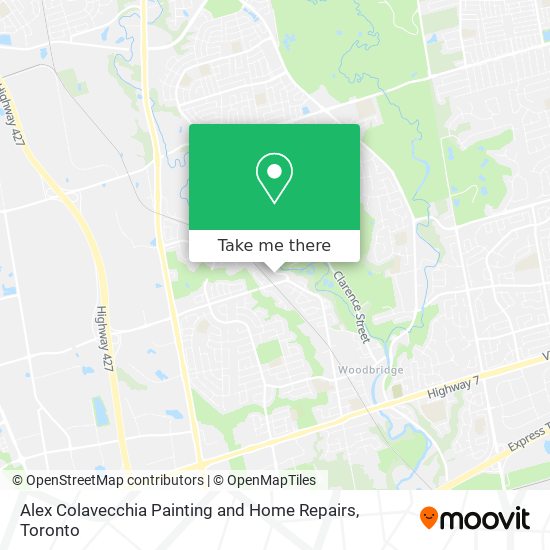 Alex Colavecchia Painting and Home Repairs map