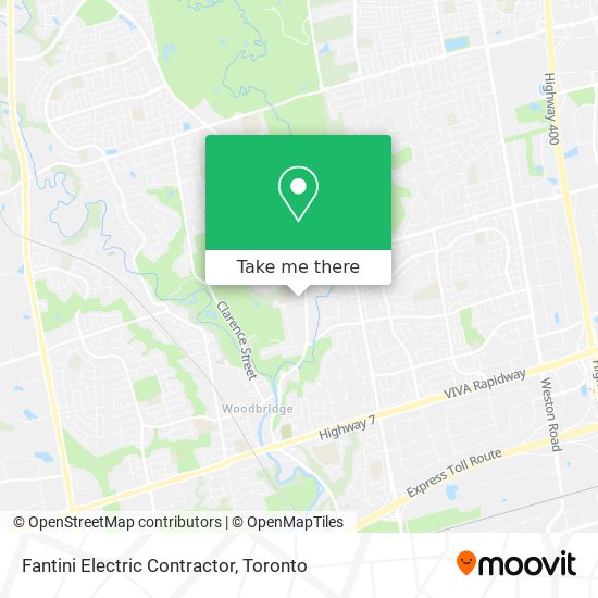 Fantini Electric Contractor map