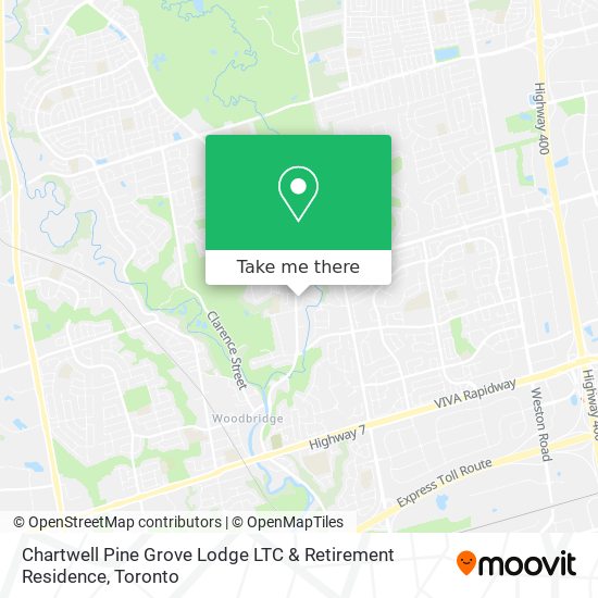 Chartwell Pine Grove Lodge LTC & Retirement Residence map