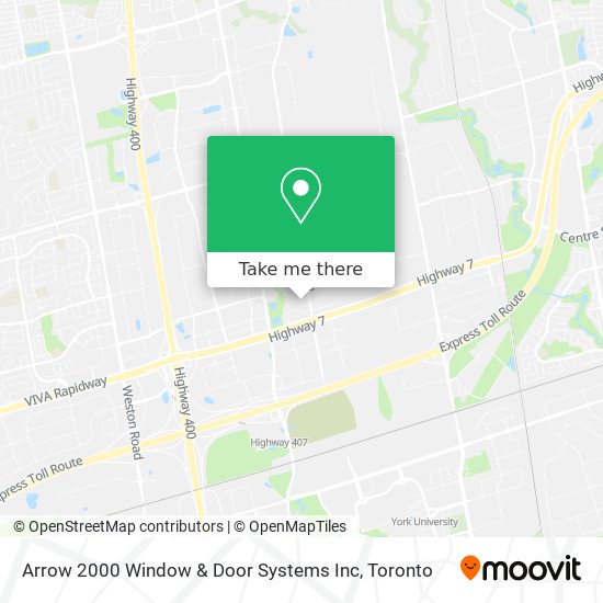 Arrow 2000 Window & Door Systems Inc map