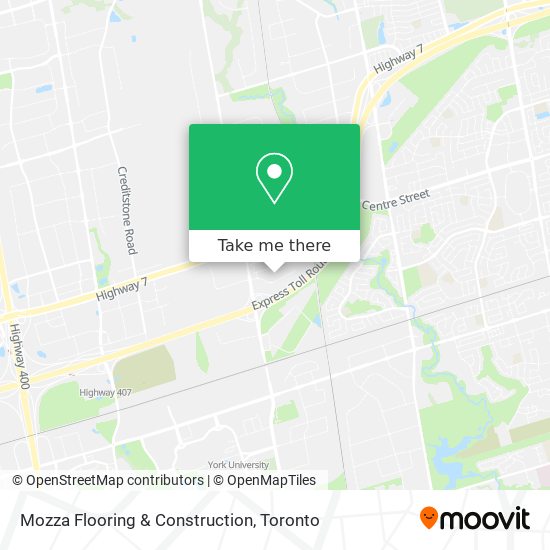 Mozza Flooring & Construction map