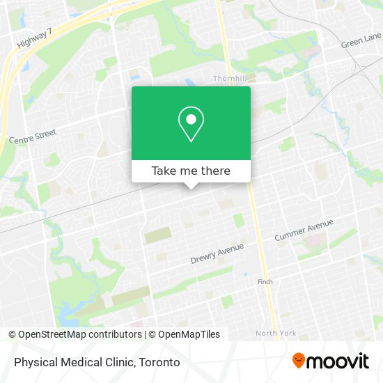 Physical Medical Clinic map