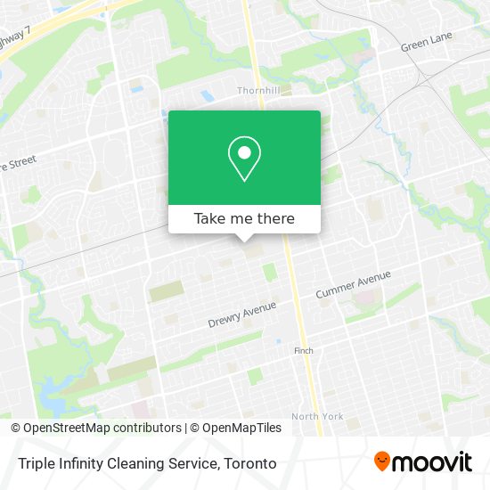 Triple Infinity Cleaning Service map