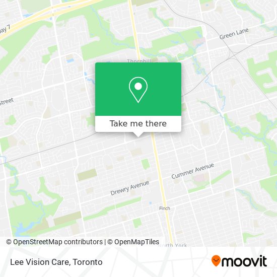 Lee Vision Care map