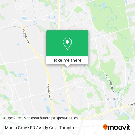 Martin Grove RD / Andy Cres map