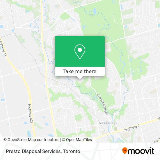 Presto Disposal Services plan