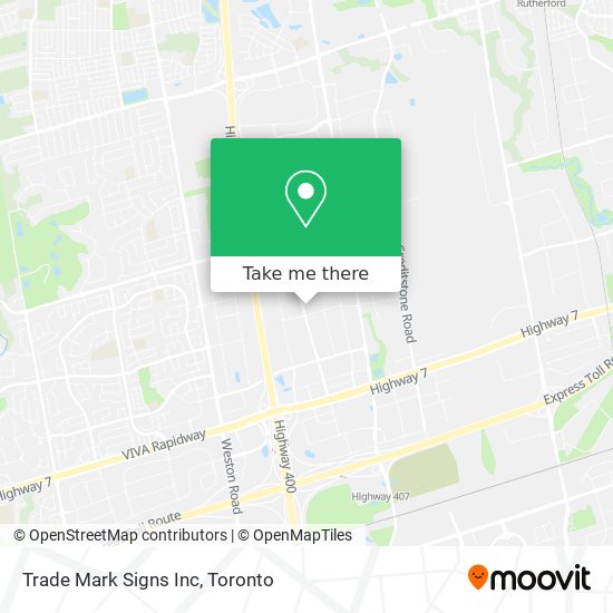 Trade Mark Signs Inc map