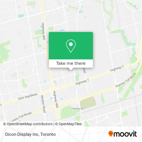 Dicon Display Inc map