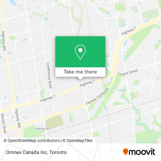 Omnex Canada Inc map