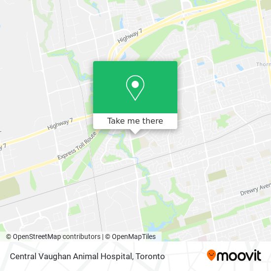 Central Vaughan Animal Hospital plan