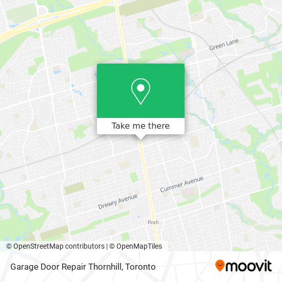 Garage Door Repair Thornhill map