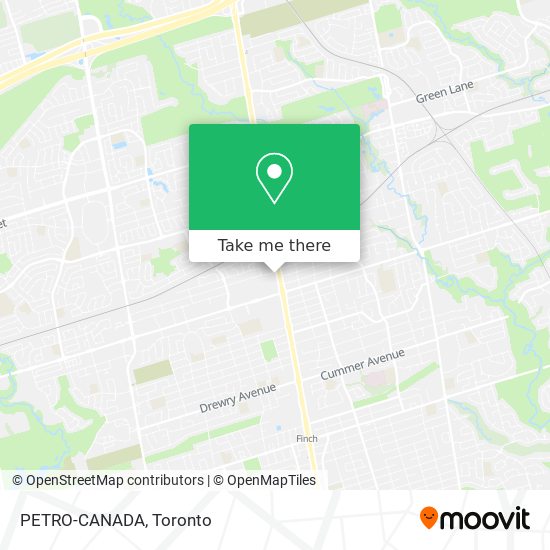 PETRO-CANADA map