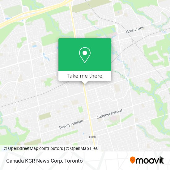 Canada KCR News Corp map