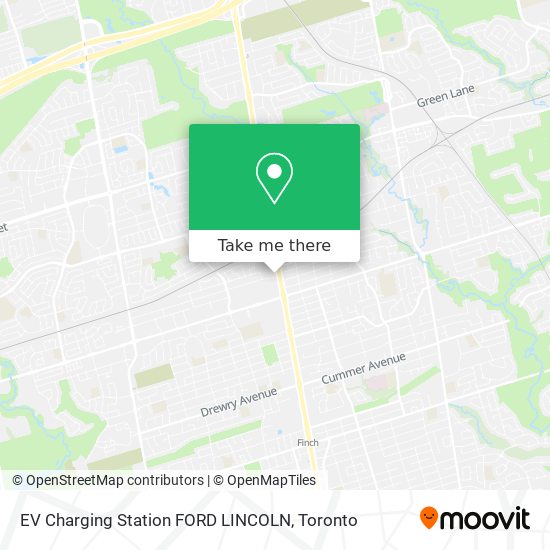 EV Charging Station FORD LINCOLN map