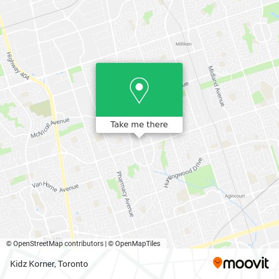 Kidz Korner map