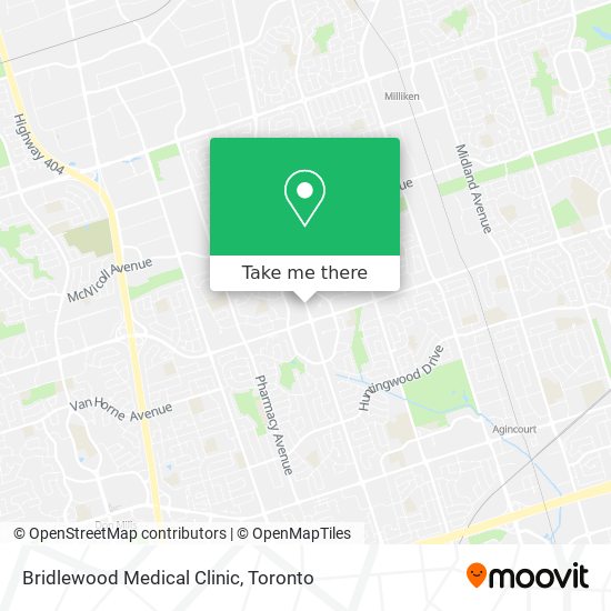 Bridlewood Medical Clinic map