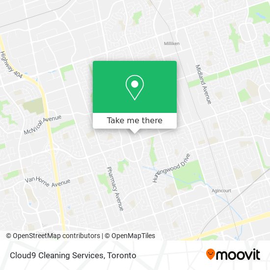 Cloud9 Cleaning Services map