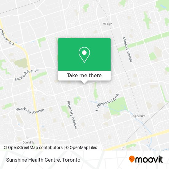 Sunshine Health Centre map