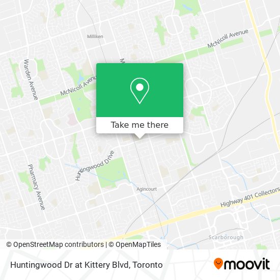 Huntingwood Dr at Kittery Blvd map