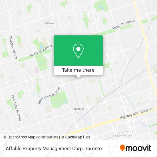 Affable Property Management Corp map