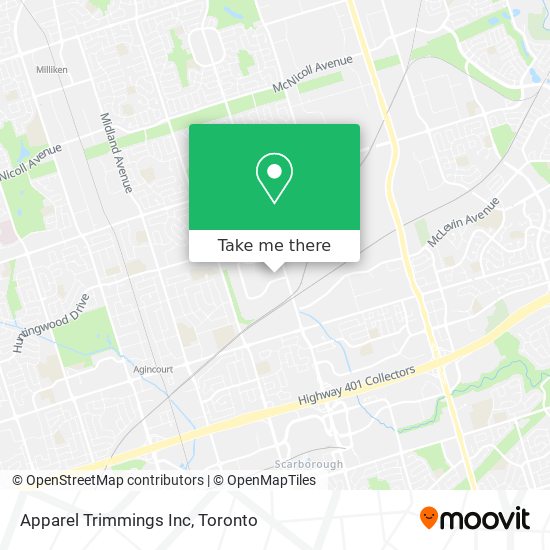 Apparel Trimmings Inc map
