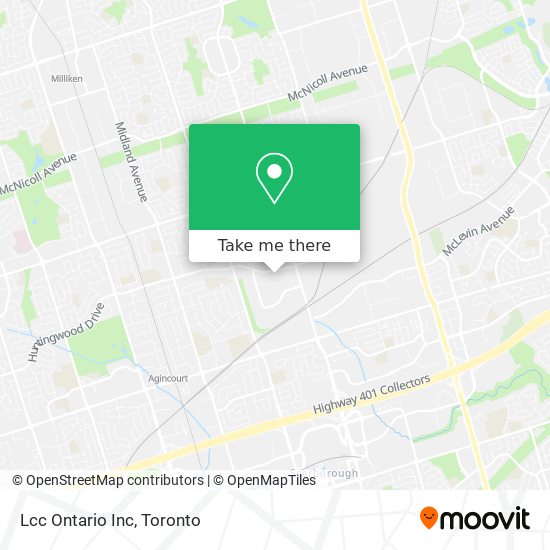 Lcc Ontario Inc map