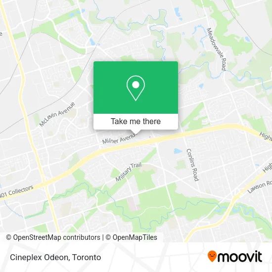 Cineplex Odeon map