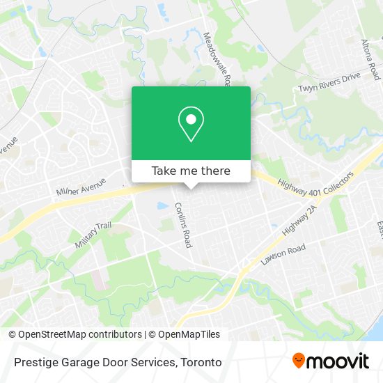 Prestige Garage Door Services map