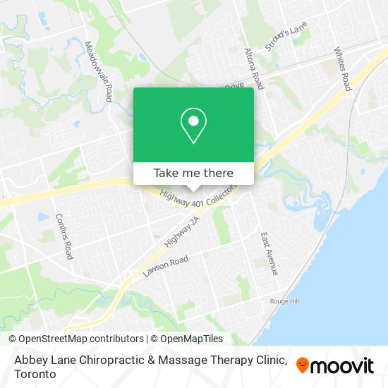 Abbey Lane Chiropractic & Massage Therapy Clinic map